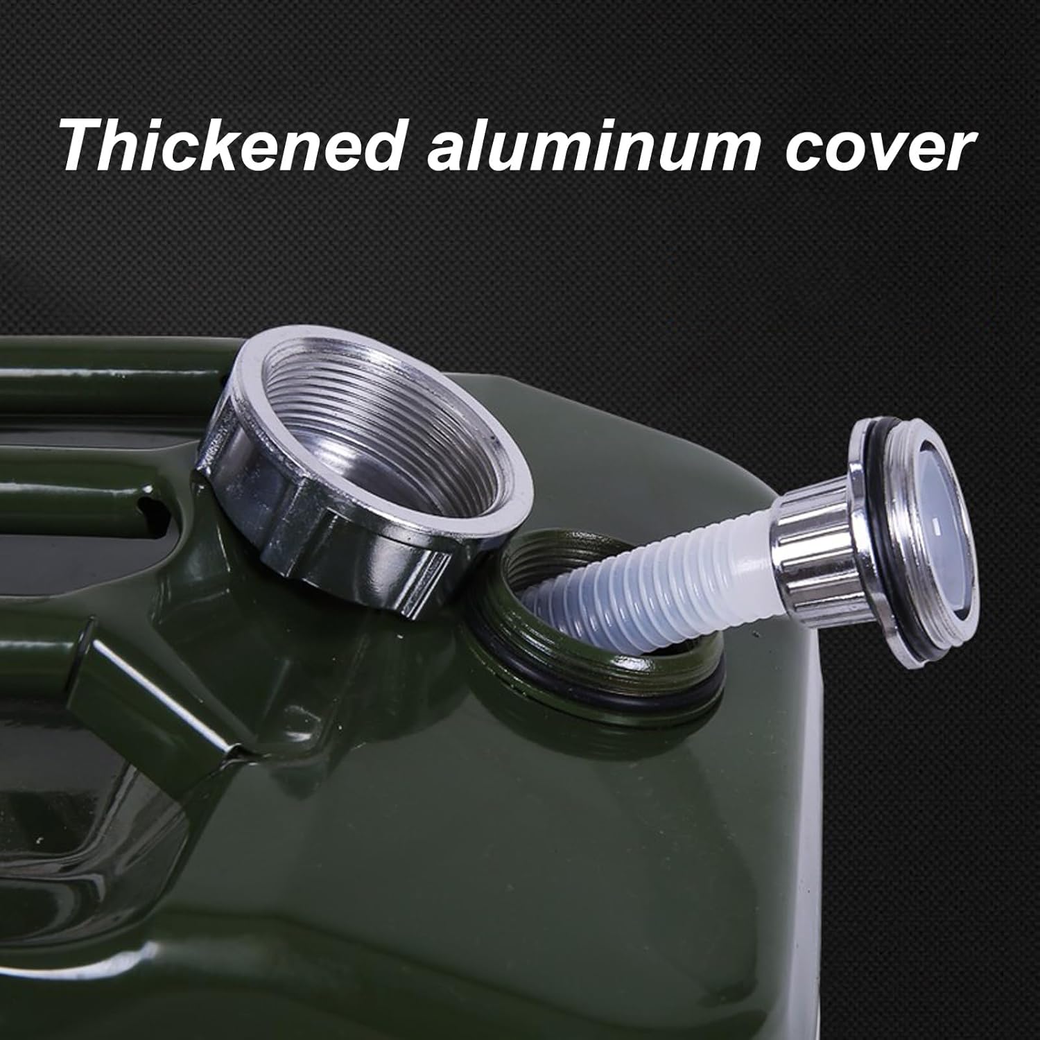 Metal Oil Drum with Nozzle and Handle, Tin Oil Drum, Suitable for Trucks, Cars and Motorcycle Equipment(Small)