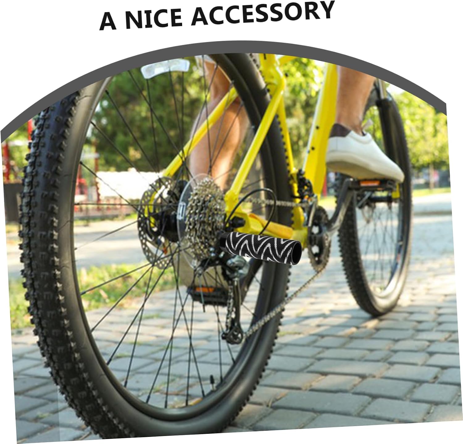 Yardwe 1pair Aluminum Alloy Bike Pegs - Cycling Pegs for Rear Foot Support Easy Installation for Mountain and Road Replacement Parts for Enhanced Stability