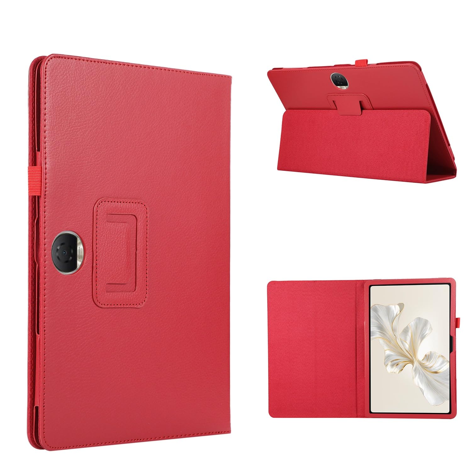 Coque Honor Pad 9 12.1" antichoc et robuste avec support pliable rouge