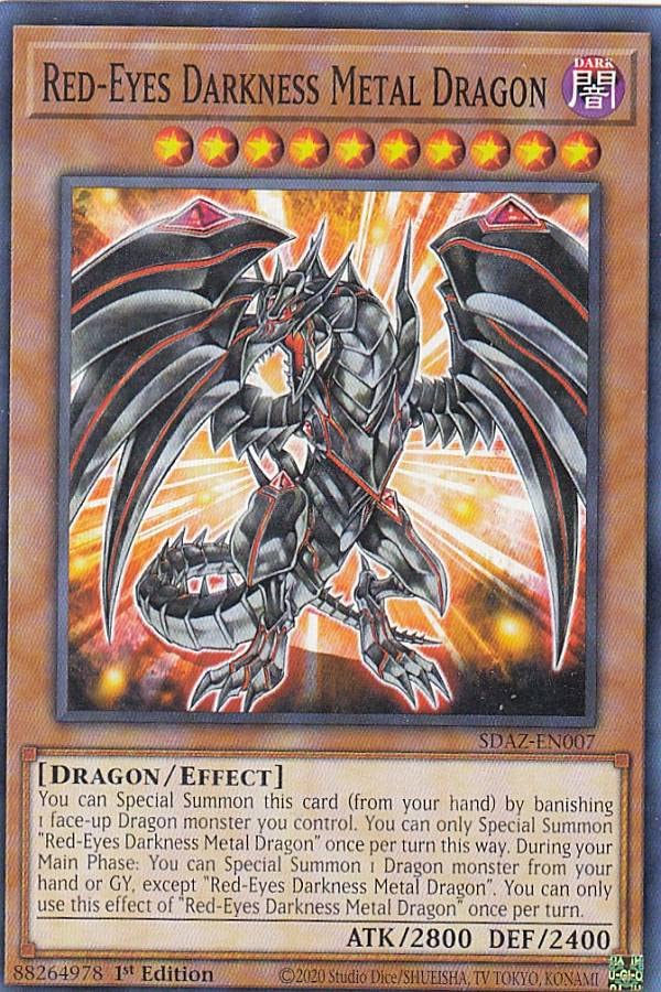 レッドアイズ・ダークネスドラゴン Amazon.co.jp: 遊戯王 SDAZ-EN007 レッドアイズ・ダークネス