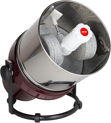 Premier Lifestyle Tilting Wet Rice and Lentils Grinder With Atta Kneader and Coconut Scrapper - 2 Liters - 110v/60 hz - USA and Canada Red color