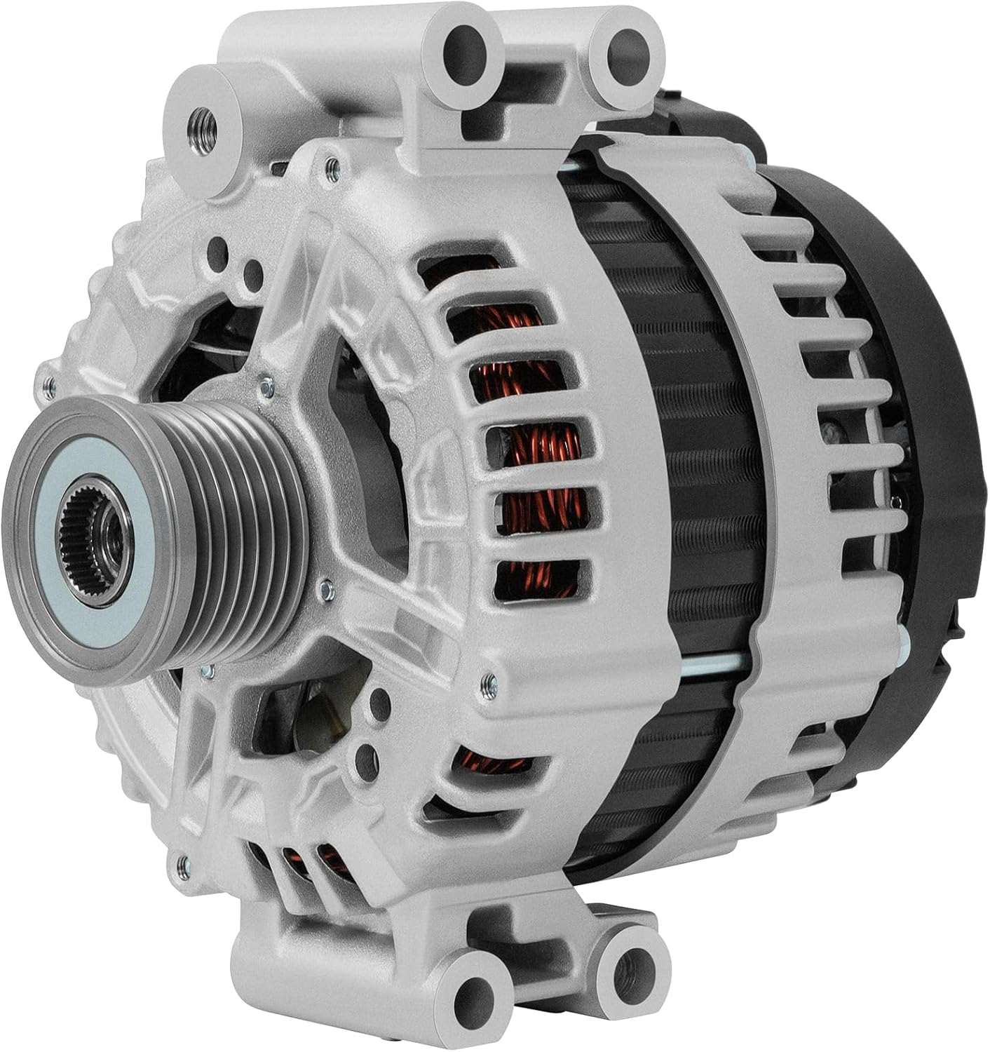 SCITOO Alternator Fit for BMW 335i 2007-2010,for BMW 335i xDrive 2009-2010,for BMW 135i 2008-2010,for BMW 335d 2009-2010,for BMW 335is 2011-2013 - 12V 180Amp CW 7-Pulley Class