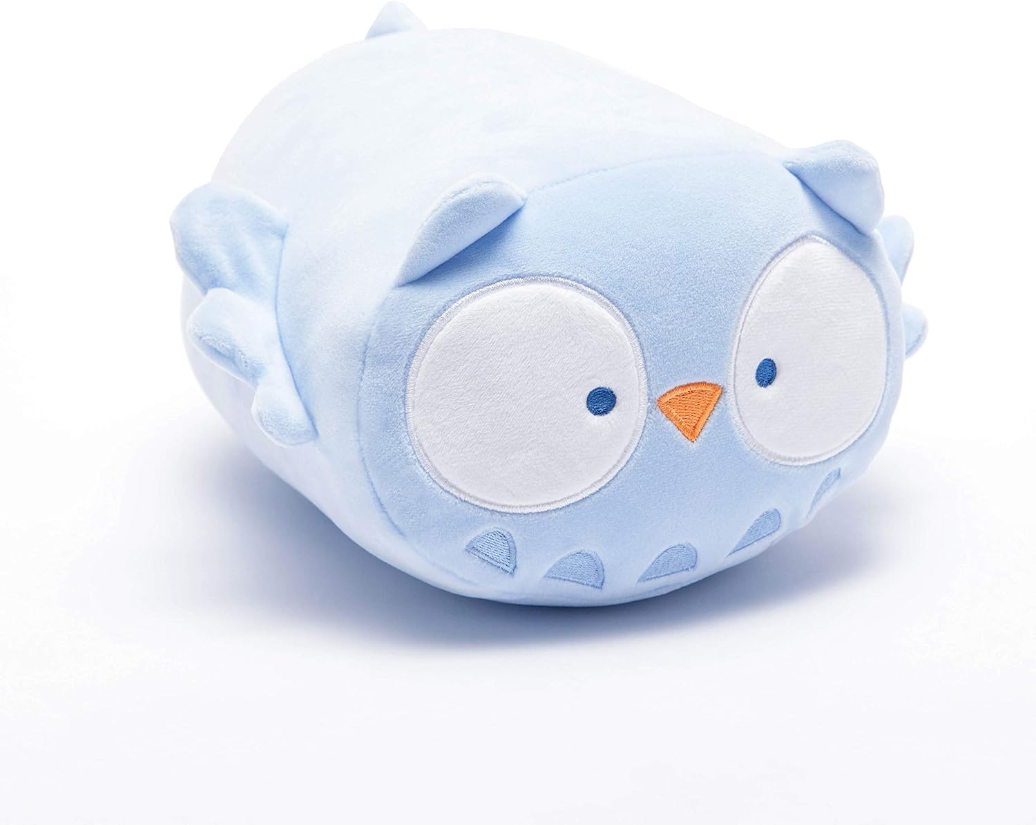 Anirollz Stuffed Animal Plush Toy – 2 Pieces 6" +10" Set Plush Doll | Soft, Squishy, Warm, Cute, Comfort, Safe | Birthday Gift Pillow with Kawaii Blue Owl Owlyroll