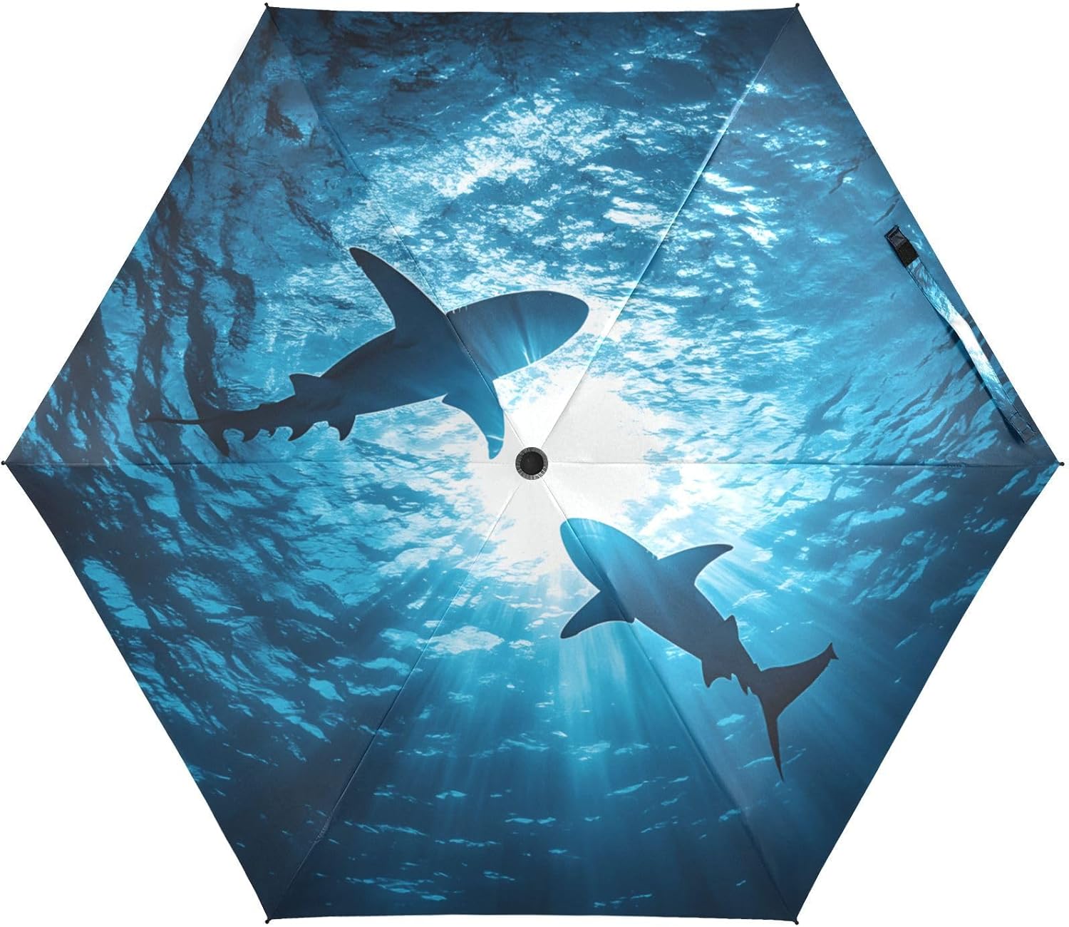 Sport Balls Football Baseball 5 Folds Travel Umbrella for Rain Sun UV Resistant, Windproof 6 Ribs Lightweight Compact Folding Umbrella for Adults Teens Kids Girls Boys