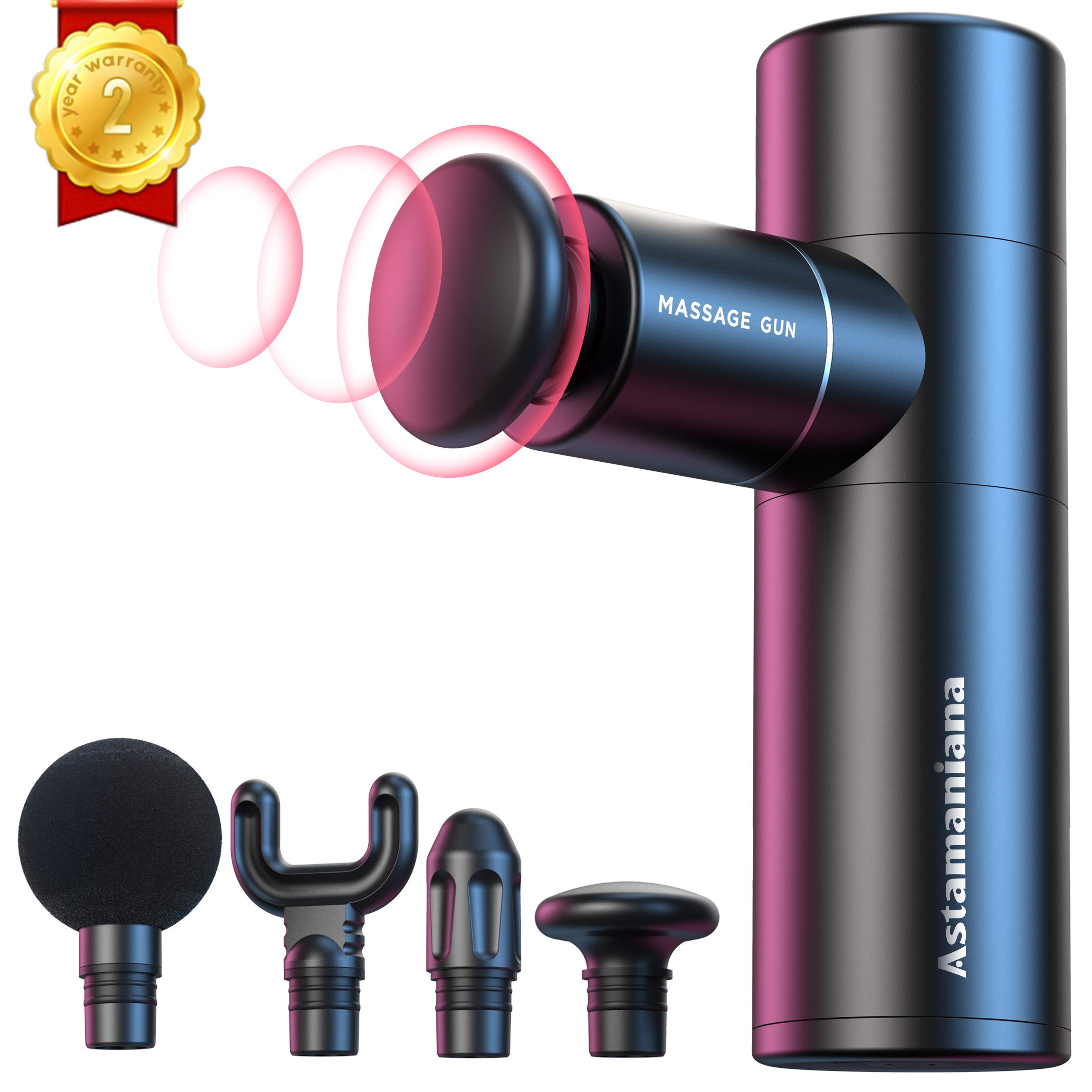 Mini Massage Gun Mini Size Massagers Muscle Massage Gun for Athletes Rechargeable Percussion Portable Handheld Fascial Gun GH108