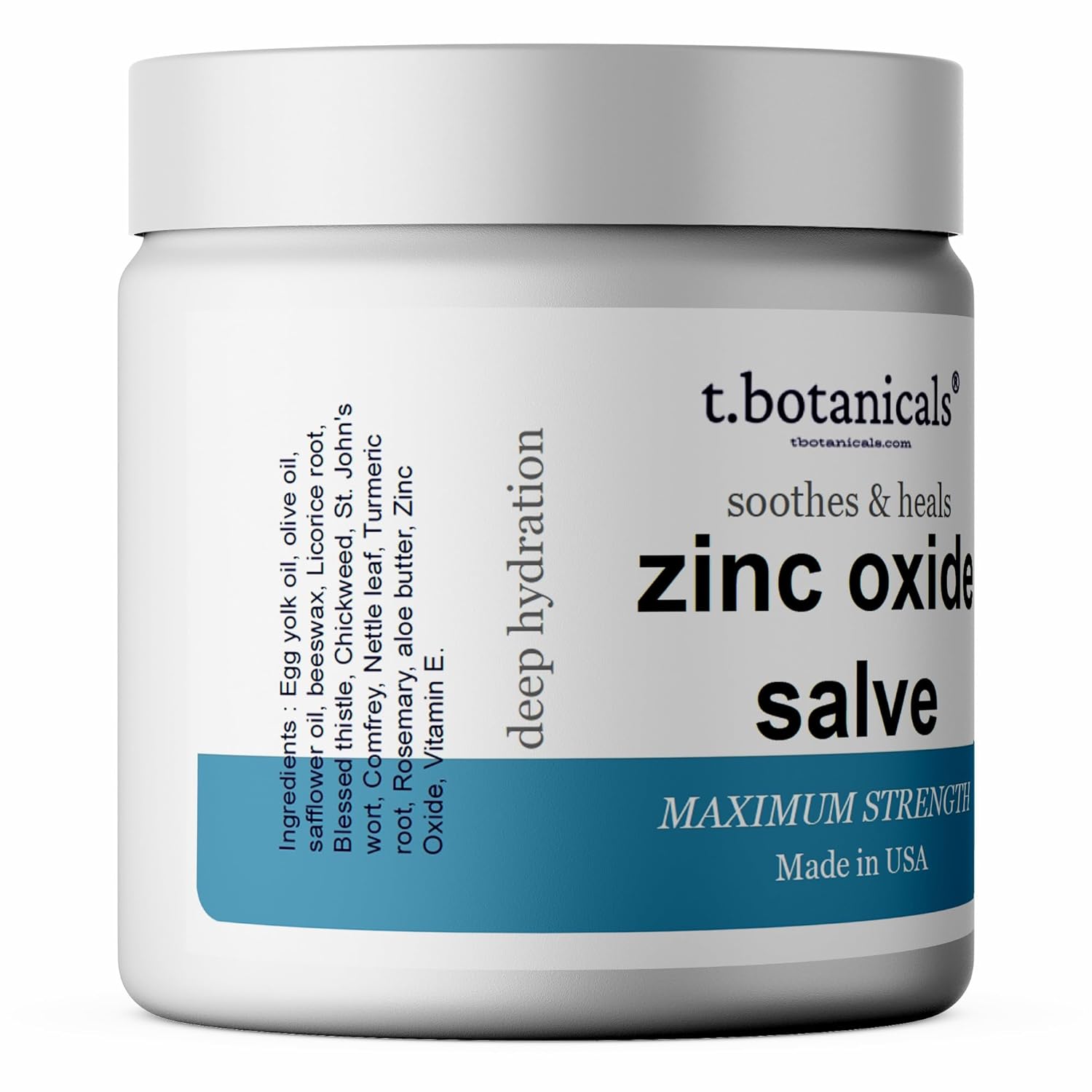 TSW Zinc Balm Zinc Oxide Salve Soothing Relief Natural Ointment Made in USA - Image 2