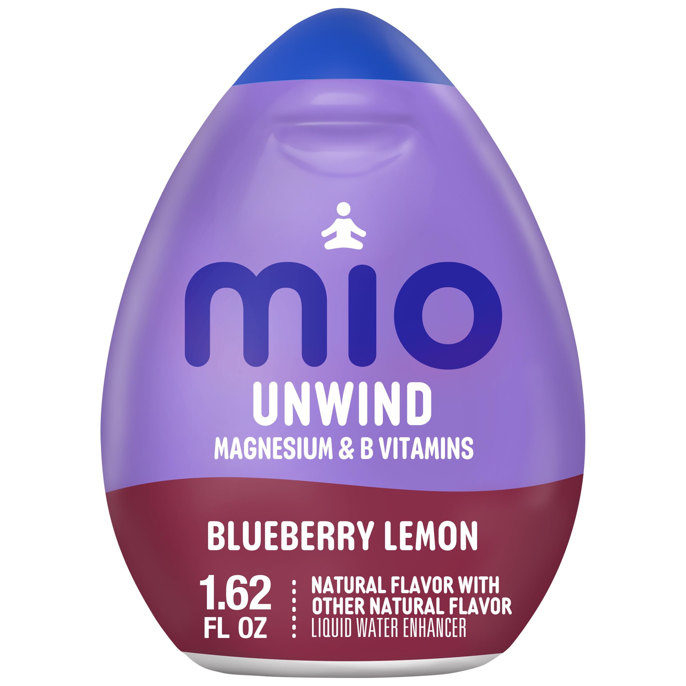 MioUnwind Blueberry Lemon Liquid Water Enhancer with Magnesium & B Vitamins, 1.62 fl oz Bottle
