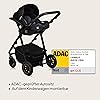 LIONELO Amber Plus 3-in-1 Multifunctional Pushchair from 0 to 4 Years up to 22 kg with XL Baby Tub Child Seat up to 13 kg Adjustable Backrest Large 360o Off-Road Wheels XXL Hood