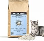 Cat Litter - Superior Odor Control, Flushable, Ultra Absorbent, Fast Drying, Natural Ingredients, Low Tracking, Dust-Free Less Scattering (Cubic Pack - Vanilla White Tea 2 Bags)