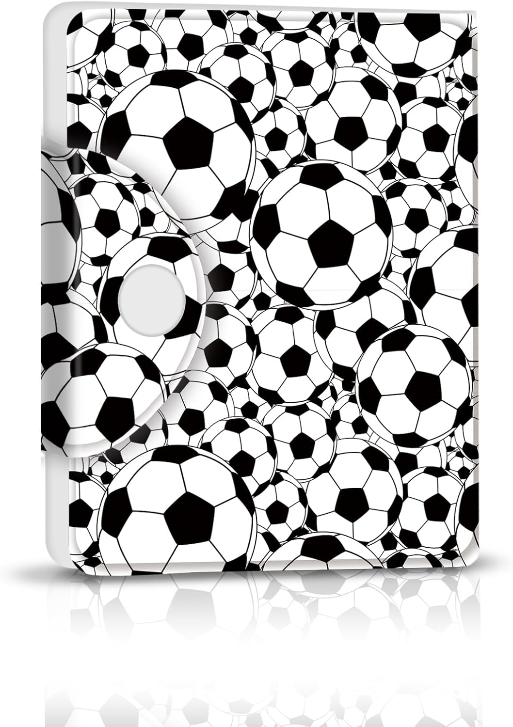 Photo Album 2x3, Small Cute Photo Album Book for 20 Pockets Hold 40 Pictures, Mini Funny Photocard Pictures Binders Holders Cute Soccer Pattern