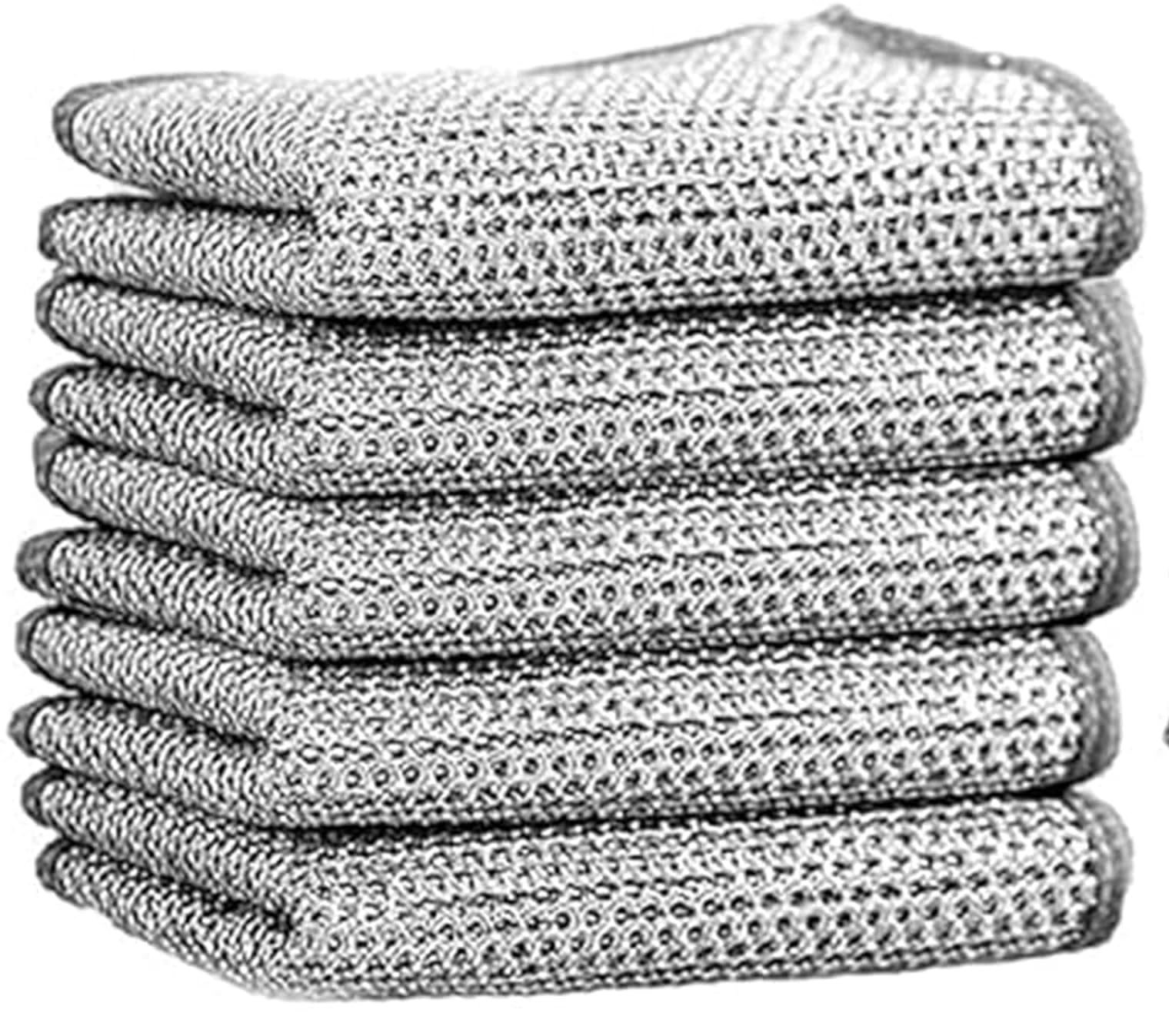 Magic Providers Multipurpose Wire Dishwashing Rags for Wet and Dry Stainless Steel Scrubber Non-Scratch Wire Dishcloth for Washing Dishes Sinks Counters Easy Rinsing Machine Washable - Pack of 1 (B0D5QVSZJQ) Amazon Price History, Amazon Price Tracker