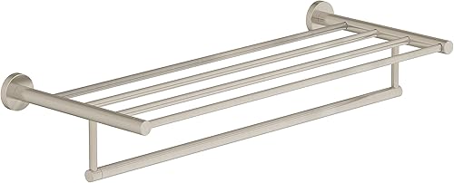 Symmons 353TS-22-STN - Toallero de pared con barra de 22 pulgadas de diámetro en níquel satinado