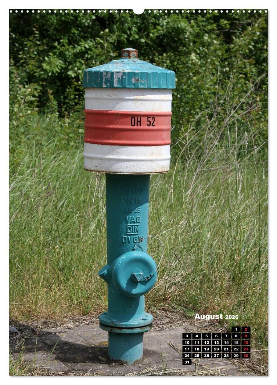 Nostalgie Hydranten (hochwertiger Premium Wandkalender 2026 DIN A2 hoch), Kunstdruck in Hochglanz: Hydranten am Straßenrand (CALVENDO Technologie)