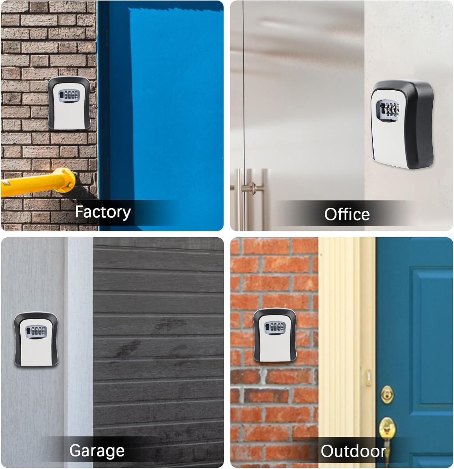 Secure Key Lock Box - Outdoor Key Cabinet -7