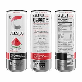 Celsius RTD Sparking Watermelon, 12 Ounce