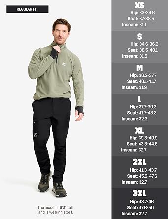 RevolutionRace Rambler Lightweight Trousers for Men, Outdoor Walking and Hiking Trousers