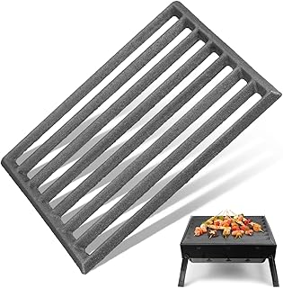 BESPORTBLE Fireplace Grate Metal Stove Grate for Logs and Coals with Ash Disposal Design for Home Heating and Barbecue Use