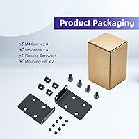 Vista 5 de Kit de montaje en rack de 19 pulgadas, orejas grandes para rack de conmutadores compatibles con la serie Cisco Small Business