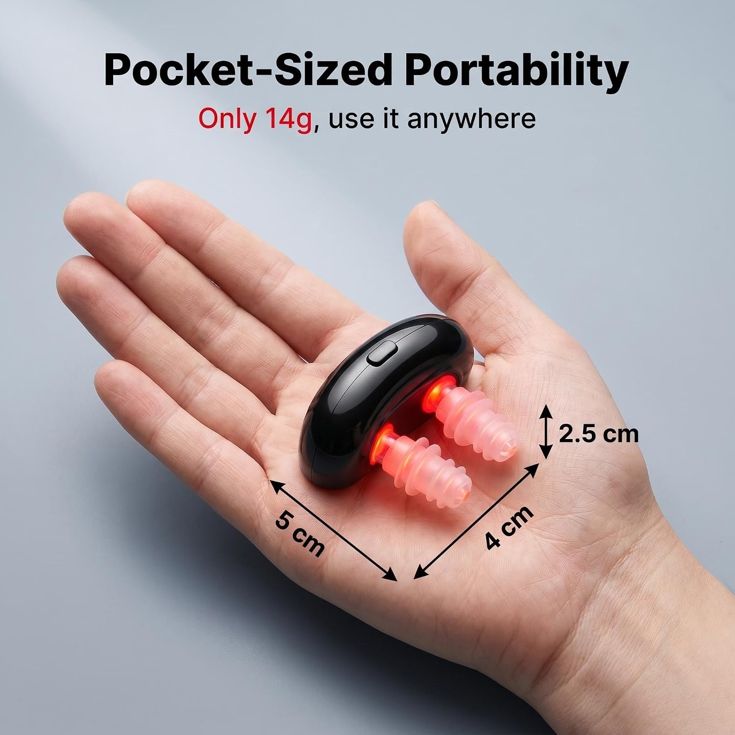 660 Portable Personal Comfort Device, USB Rechargeable with 10-Minute Timer, Compact Travel Design for Home & Travel Relaxation