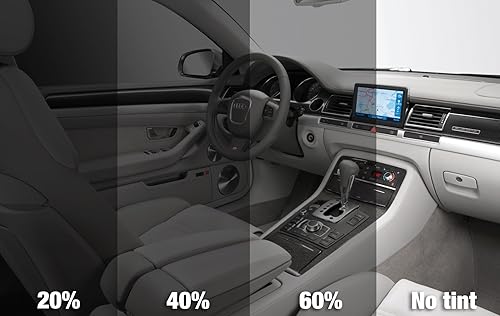 Miniatura 4 de Juego de ventana de coche Wrap 20% vidrio tintado), Dark vinilo película 30" x 60"