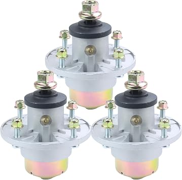 3 Pack AM144608 Spindle Assembly Kit Replaces John Deere AM144608 Spindle Assembly for John Deere Z335E Z355E X350 Z375R S240 Z525E Z345M Z535M X380 Z345R Z355R Z540M Z315E Z515E X330 Decks
