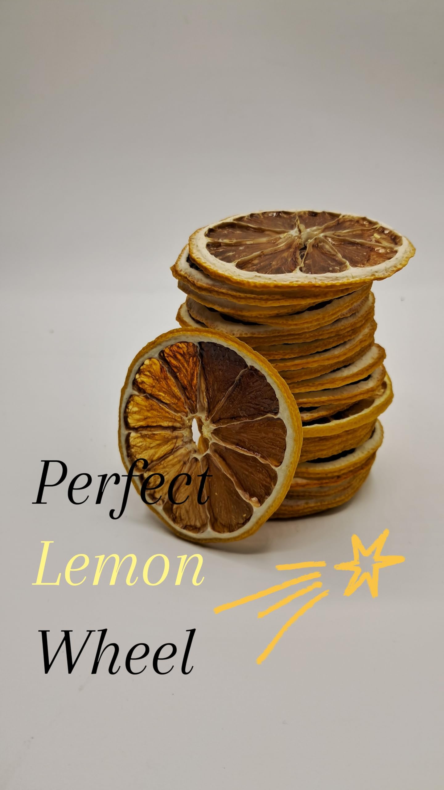 Rebanadas deshidratadas de primera calidad, bolsa grande de más de 40 piezas, 100 % natural, sin azúcar, ruedas de limón secas, cócteles, infusiones de té sin alcohol, desiertos, fabricación de jabón