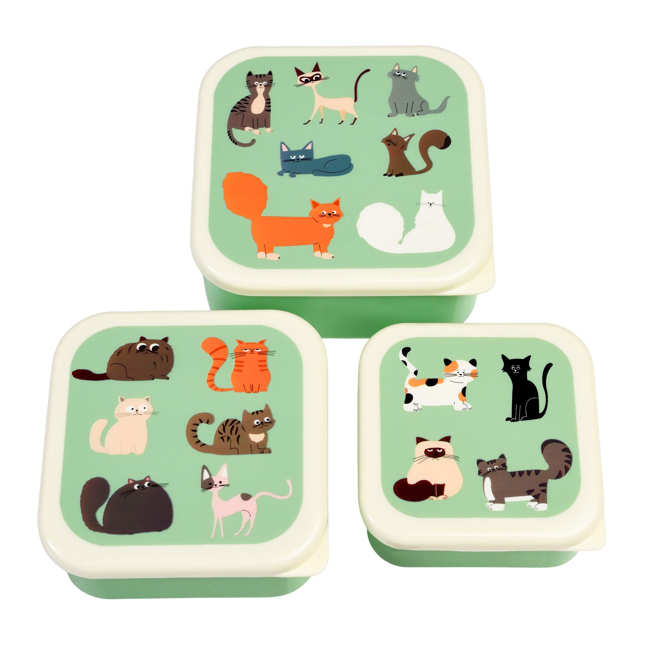 Rex London Nine Lives Cat Snack Boxes (set of 3)