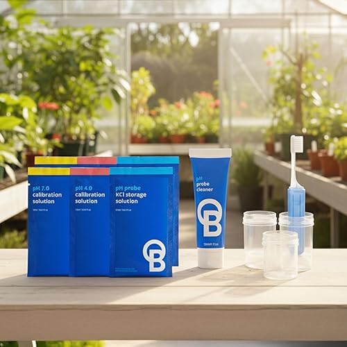 Vista 11 de Bluelab CAREKITPHCON Kit de cuidado de sondas para pH y conductividad (TDS) sondas y bolígrafos con 4 soluciones y limpiadores, kit de limpieza