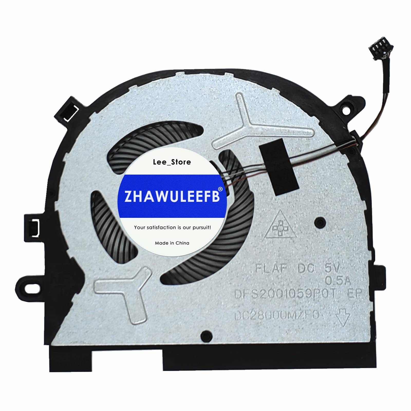 ZHAWULEEFB Replacement New Laptop CPU Cooling Fan for Lenovo IdeaPad S340-15API S340-15IWL S340-15IIL S340-15IML C340-15IWL S540-15IWL FLEX-15IWL Series DFS2001059P0T FLAF 5F10S13881 Fan