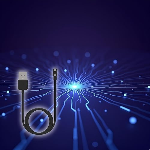 Miniatura 4 de Compatible con cargador de reloj inteligente Da Fit, cable de cargador USB de repuesto de 3.3 pies, cable de carga para reloj inteligente y