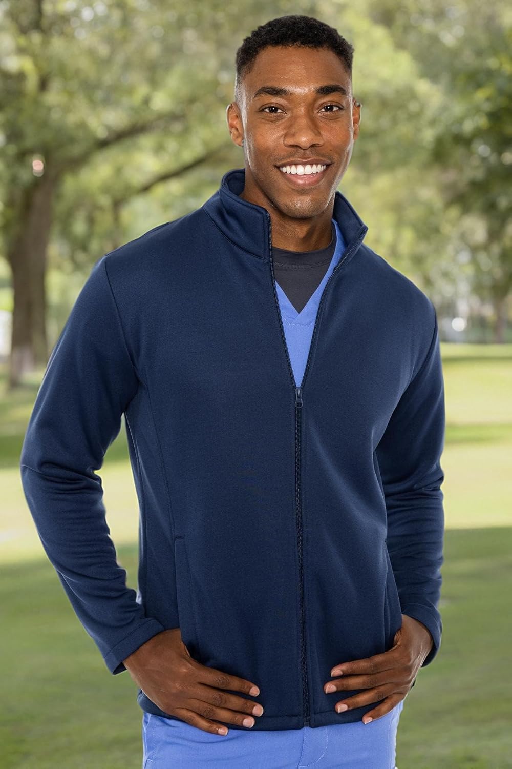 Med Couture Men's Bonded Fleece Jacket