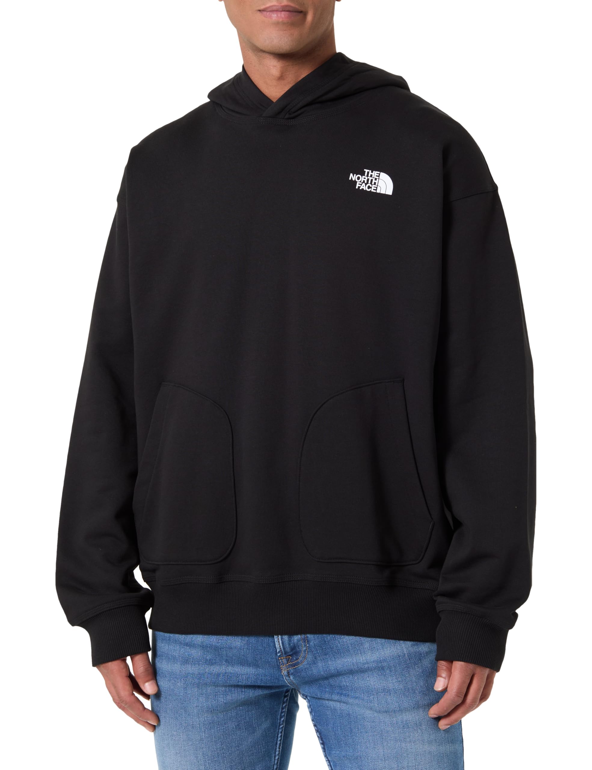 The North Face Unisex Nse Oversized Hooded Sweatshirt, Tnf Black, M
