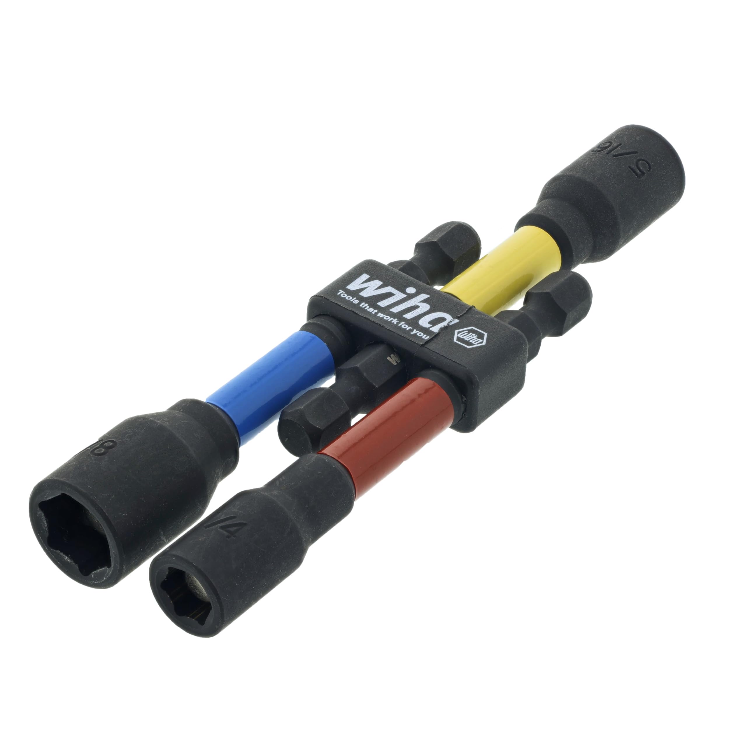 Wiha 70489 6 "color coded magnética tuerca setter Set, 4 piezas
