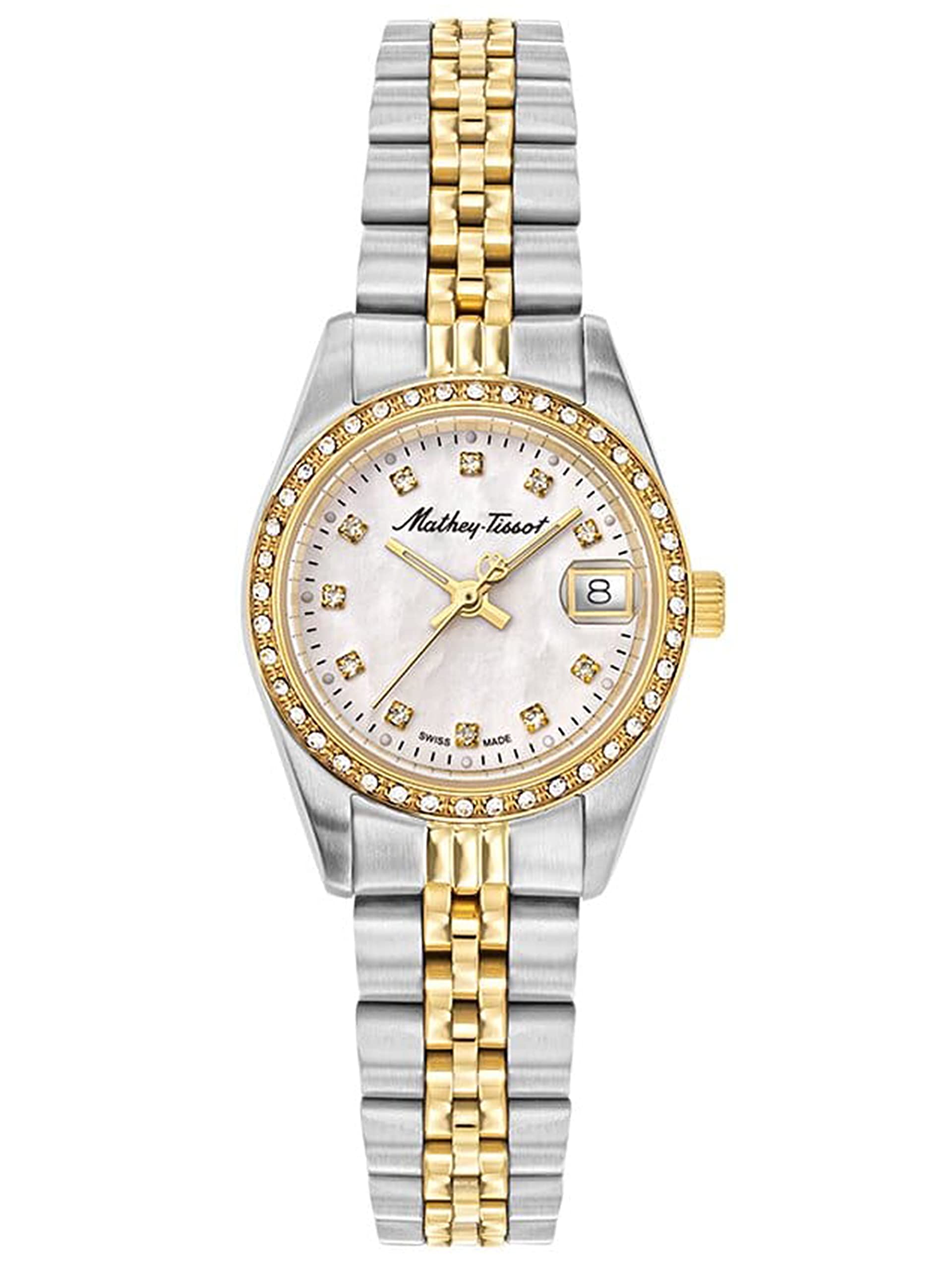 Mathey-Tissotmathy iv Analog White Dial Women's Watch-D709BQI