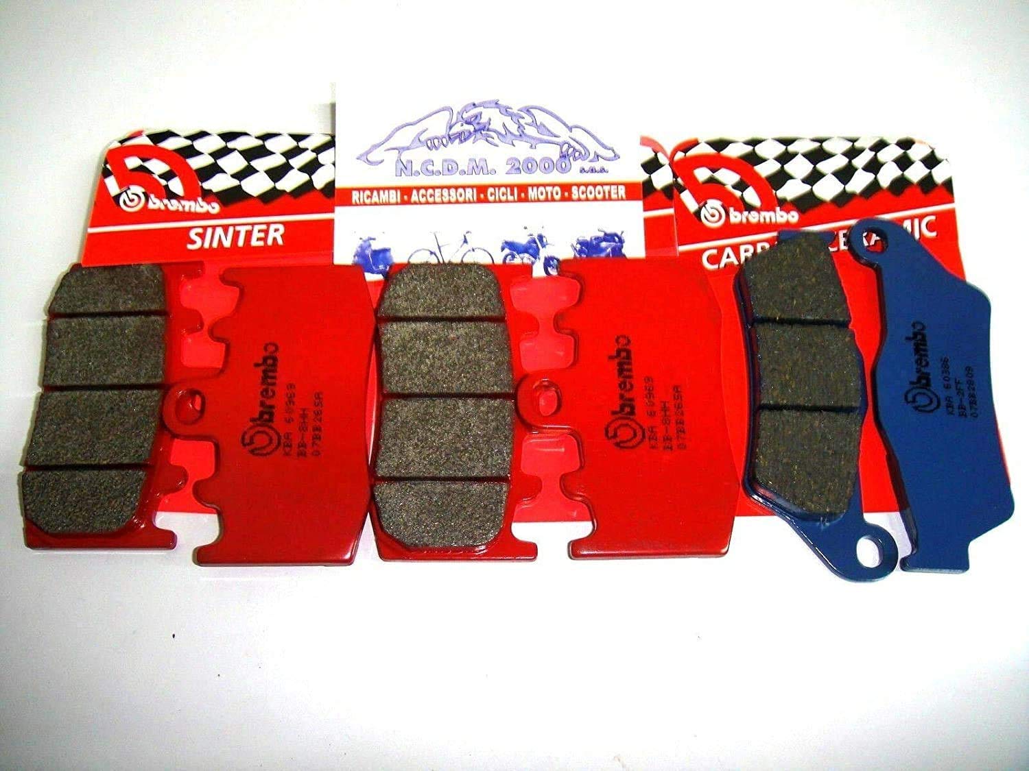 KIT PASTIGLIE FRENO BREMBO BB26SA ANT + POSTERIORI PER R 1200 GS ABS 2010