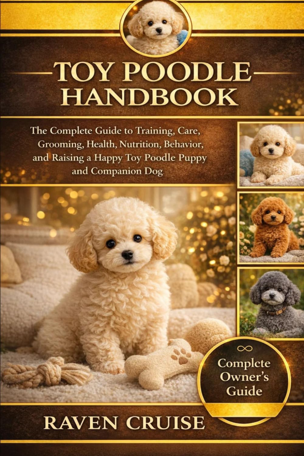 TOY POODLE HANDBOOK: The Complete Guide to Training, Care, Grooming, Health, Nutrition, Behavior, and Raising a Happy Toy Poodle Puppy and Companion Dog.