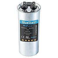 Vista 44 de [Listado UL] BlueStars 10 uF ± 5% MFD 370/440V CBB65 CBB65A Pieza de Repuesto de Capacitor de Arranque y Funcionamiento Ovalado - Capacitores