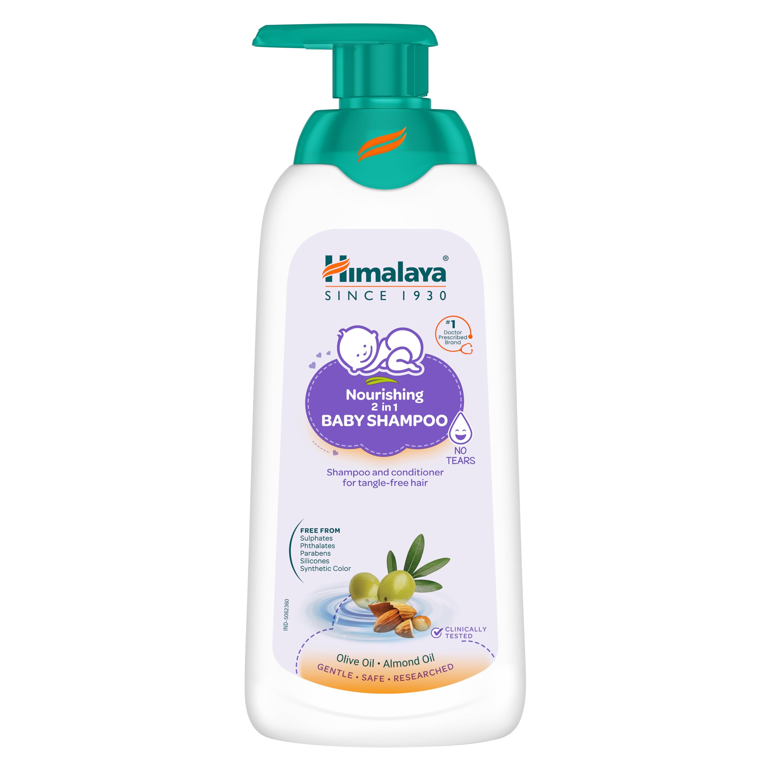 Himalaya Nourishing 2in1 Baby Shampoo 400ml | Shampoo&Conditioner for tanglefree hair