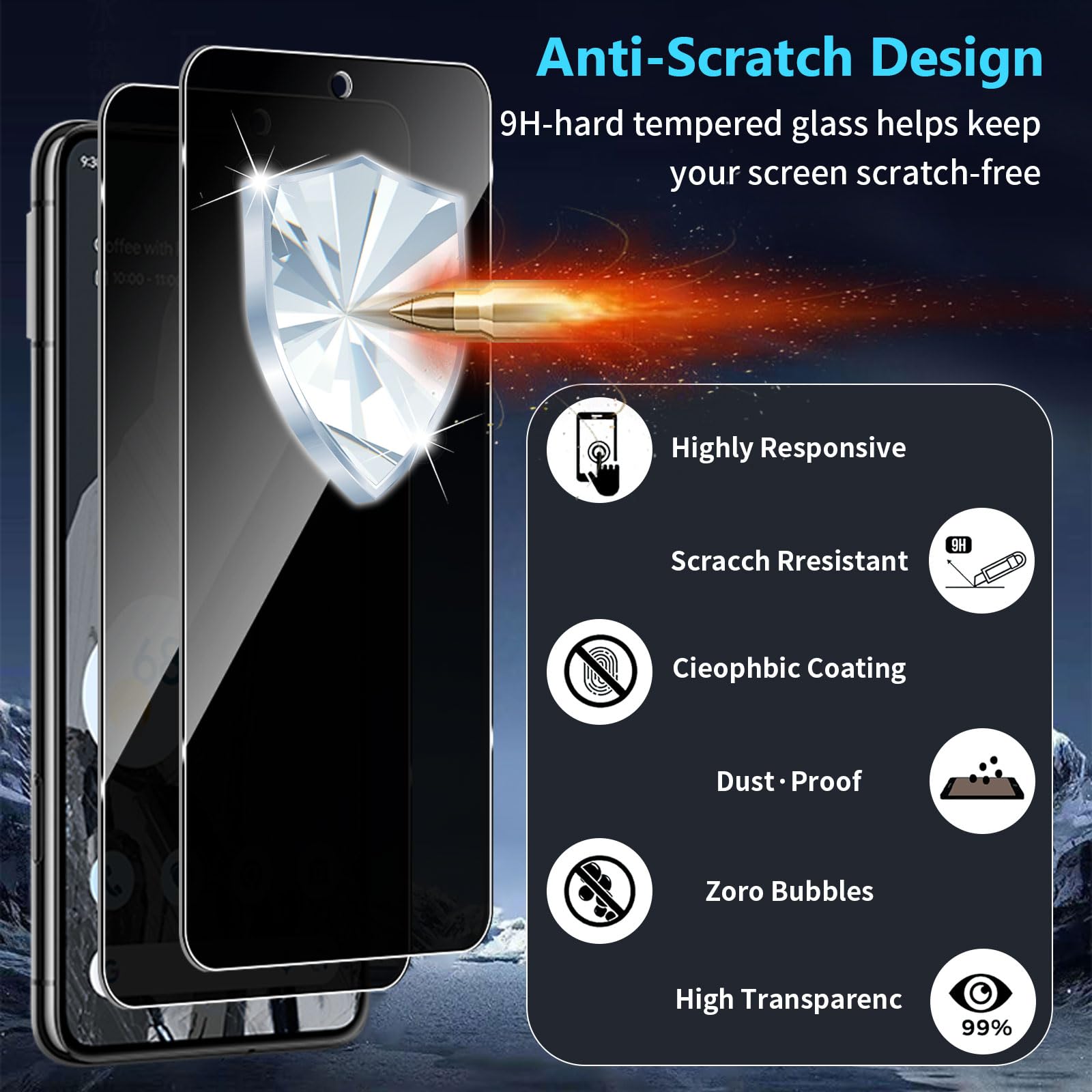 brotect Pellicola Protettiva Vetro per Huawei P smart 2021 Protezione Schermo (3 Pezzi) [Durezza Estrema 9H, Chiaro