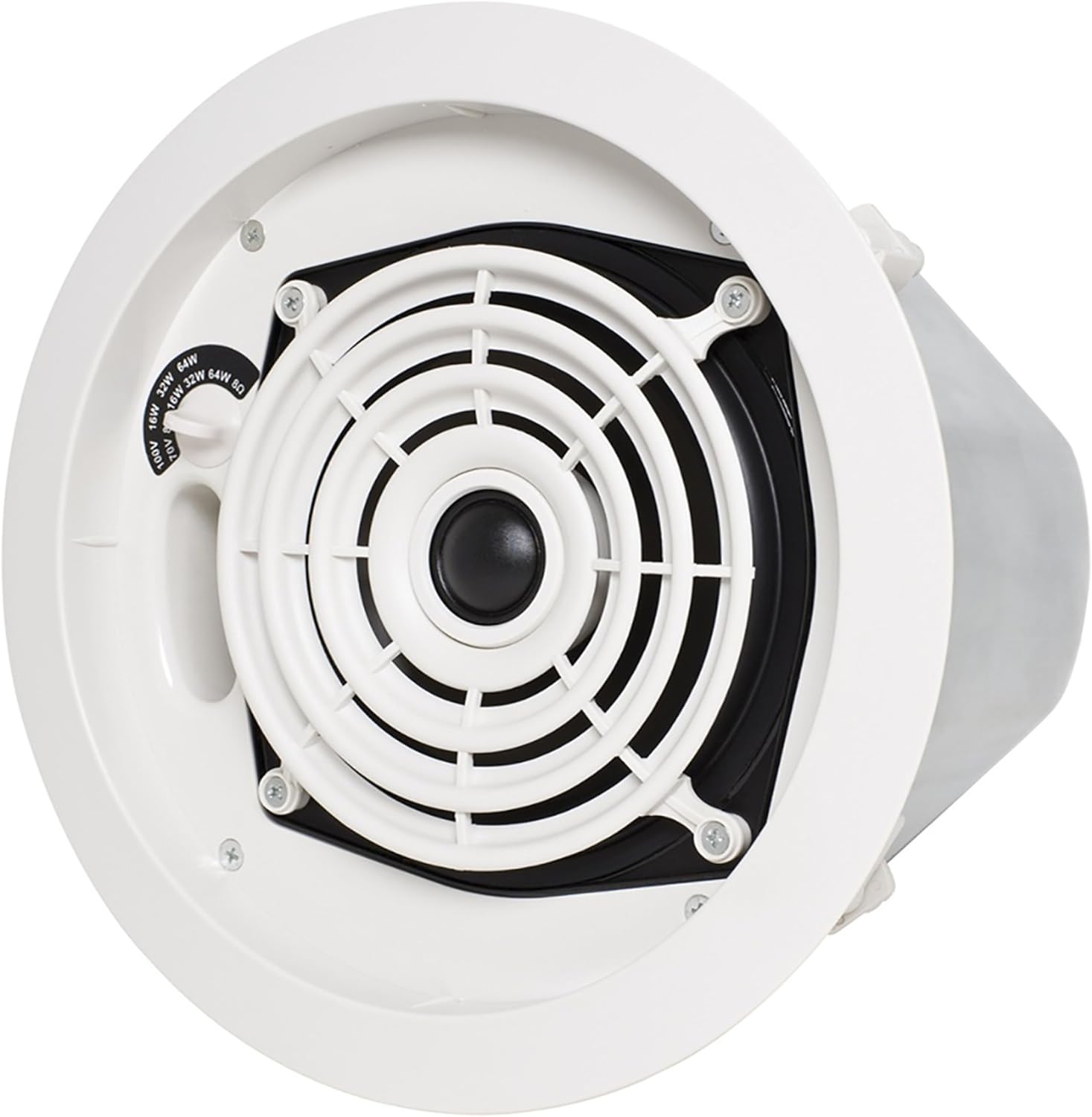 Davant view of SpeakerCraft SC Pro Commercial 6 Loudspeaker with power tap selector