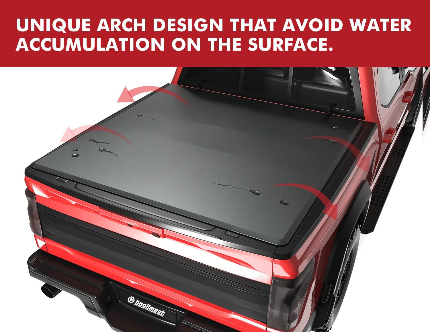 5.8FT(69.3") Soft Tri-fold Truck Fit for 2007-2024 Silverado Sierra 1500(Include 07-24 Classic) Pickup Bed Tonneau Cover 5.8',Black