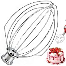 All-Stainless 6-Wire Whisk for KitchenAid 5 Qt Bowl-Lift,for K5AWW