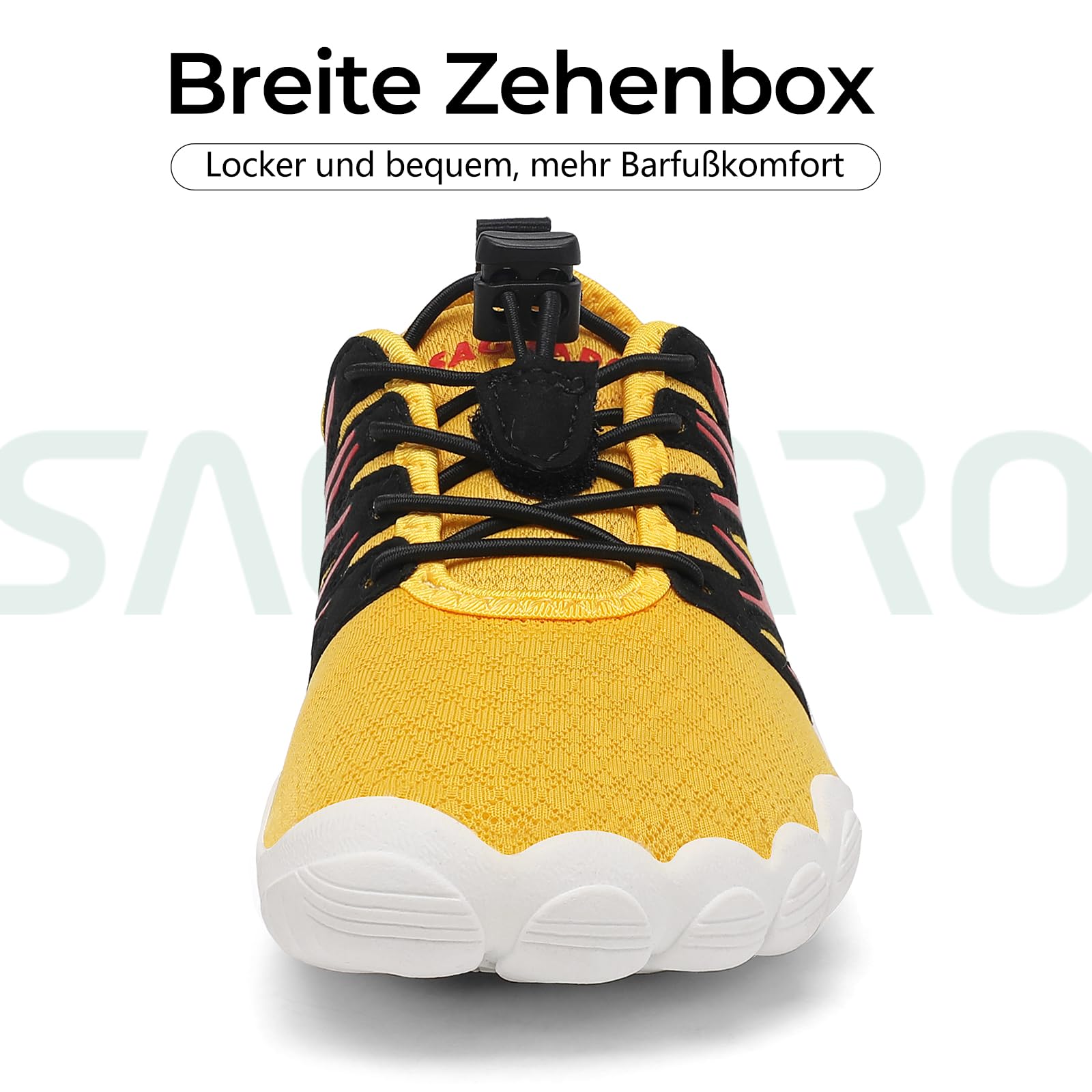 SAGUARO Badeschuhe Barfußschuhe Kinder - Breite Schnell Trocknend Leicht Weich -Strand Meer Surfen, Gr 25-38