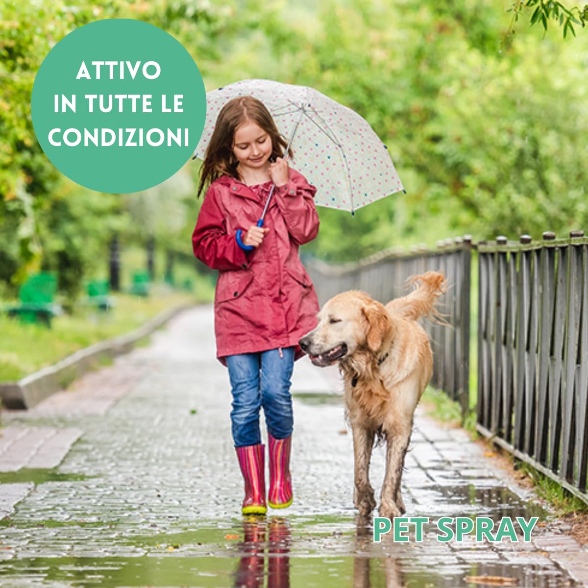 Pet Spray - Probiotico, elimina allergeni e odori dagli Animali Domestici. Conf. 180 ml.