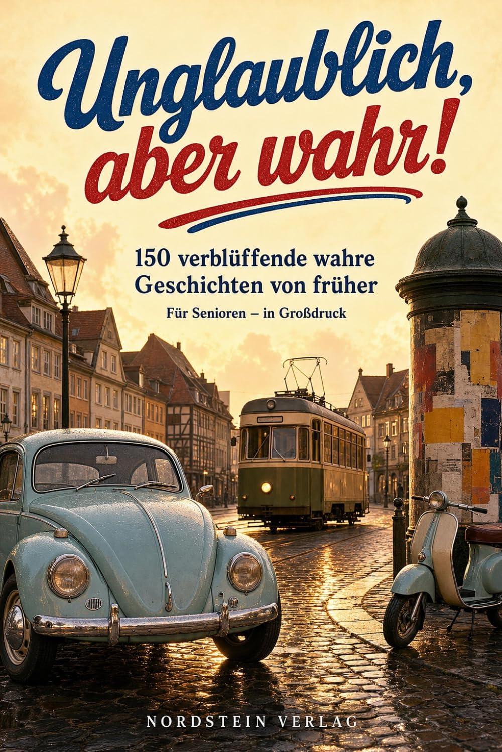 Unglaublich, aber wahr! 150 verblüffende wahre Geschichten von früher – Das Geschenkbuch für Senioren in Großdruck | Zum Staunen, Schmunzeln und ... Begebenheiten aus den 50er- bis 90er-Jahren