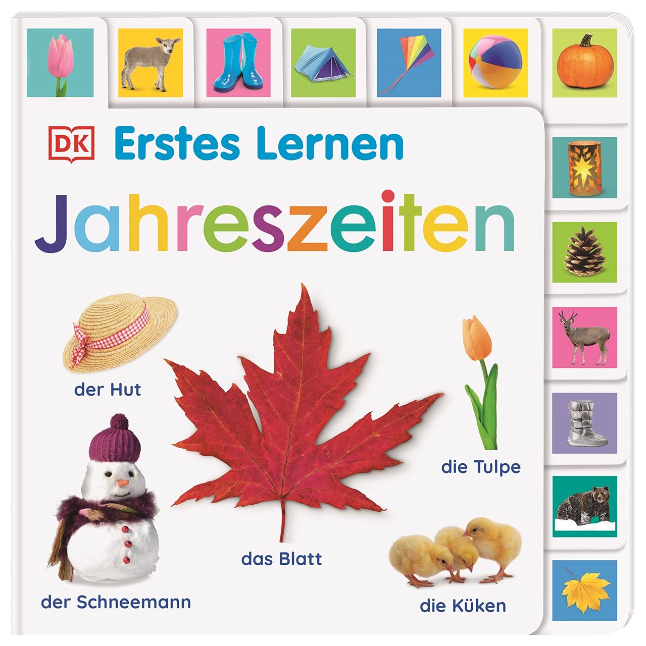 DK Erstes Lernen: Jahreszeiten – Großes Pappbilderbuch mit Griff-Register