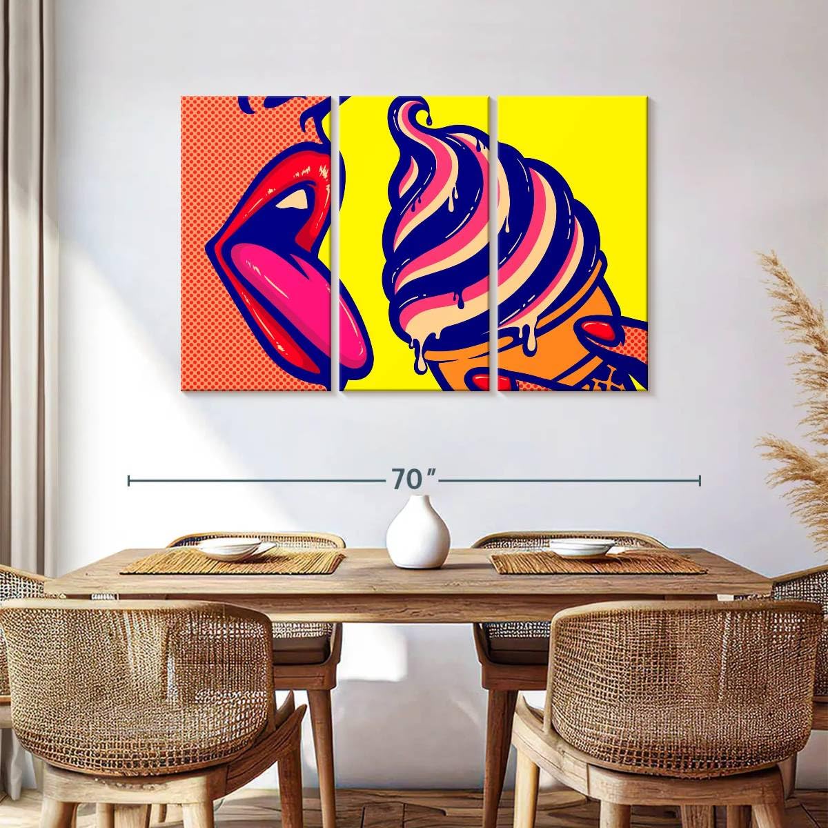 洋書 WALL ELEMENTS ART WALL Amazon.com: ElephantStock - Comic Ice Cream Wall Art - Horizontal