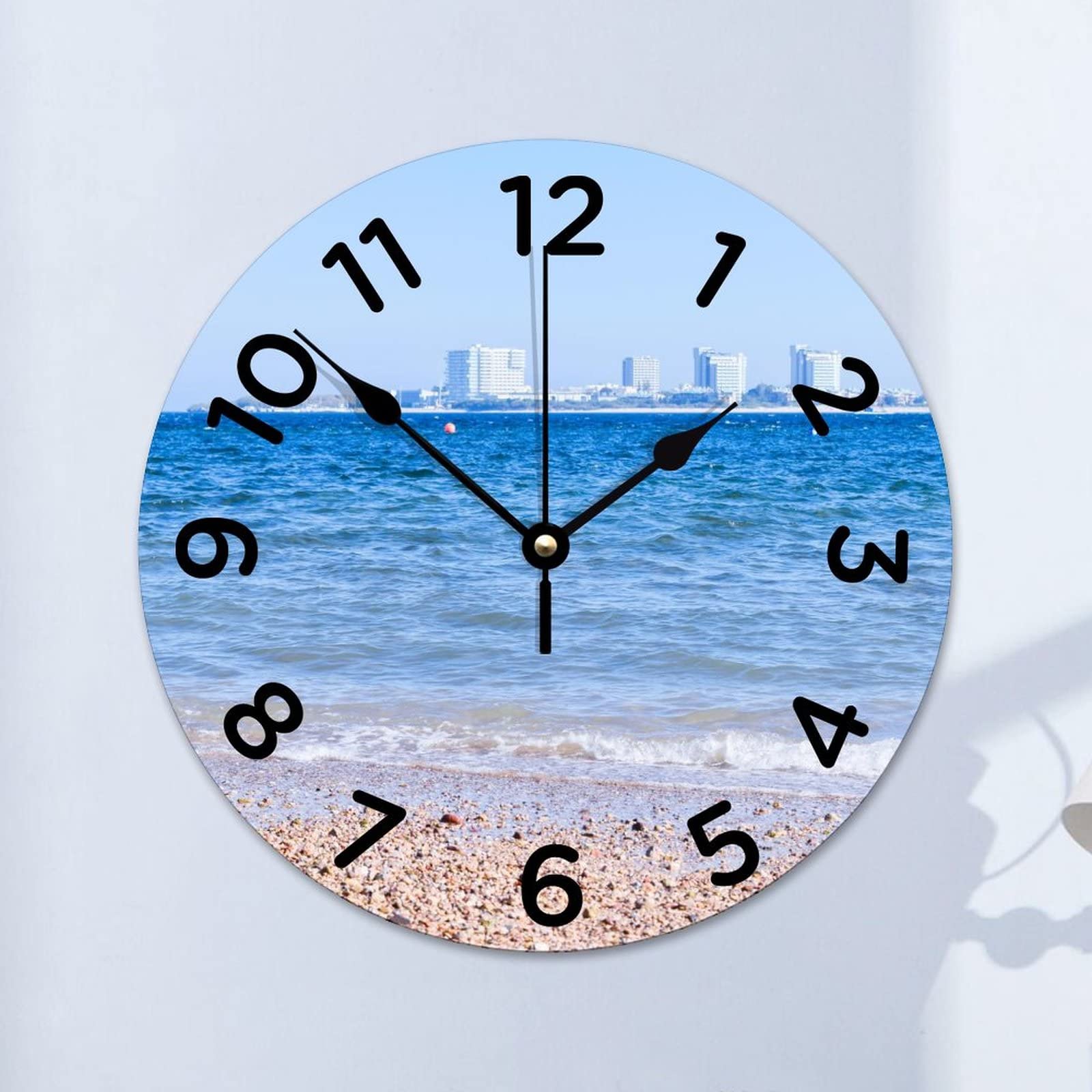 Horloge murale ronde grand format de 38 cm pour sublimer votre décoration d'intérieur