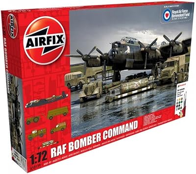 Airfix A50139 RAF Bomber Command 172 Military Plastic Model Gift Set