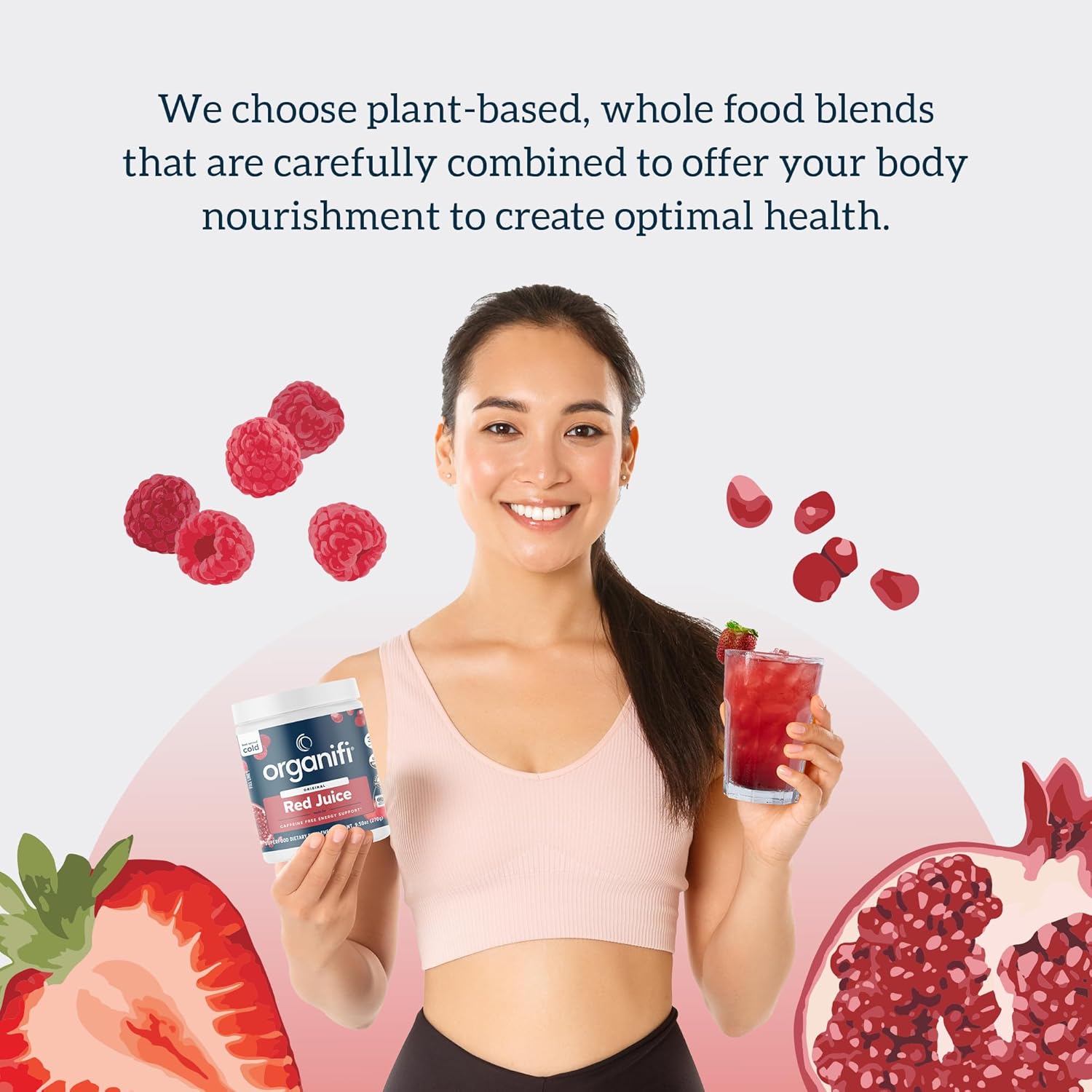 Organifi Red Juice - Energy Powder Reduces Afternoon Crashes and Boosts Digestion and Immune System, 30 Servings